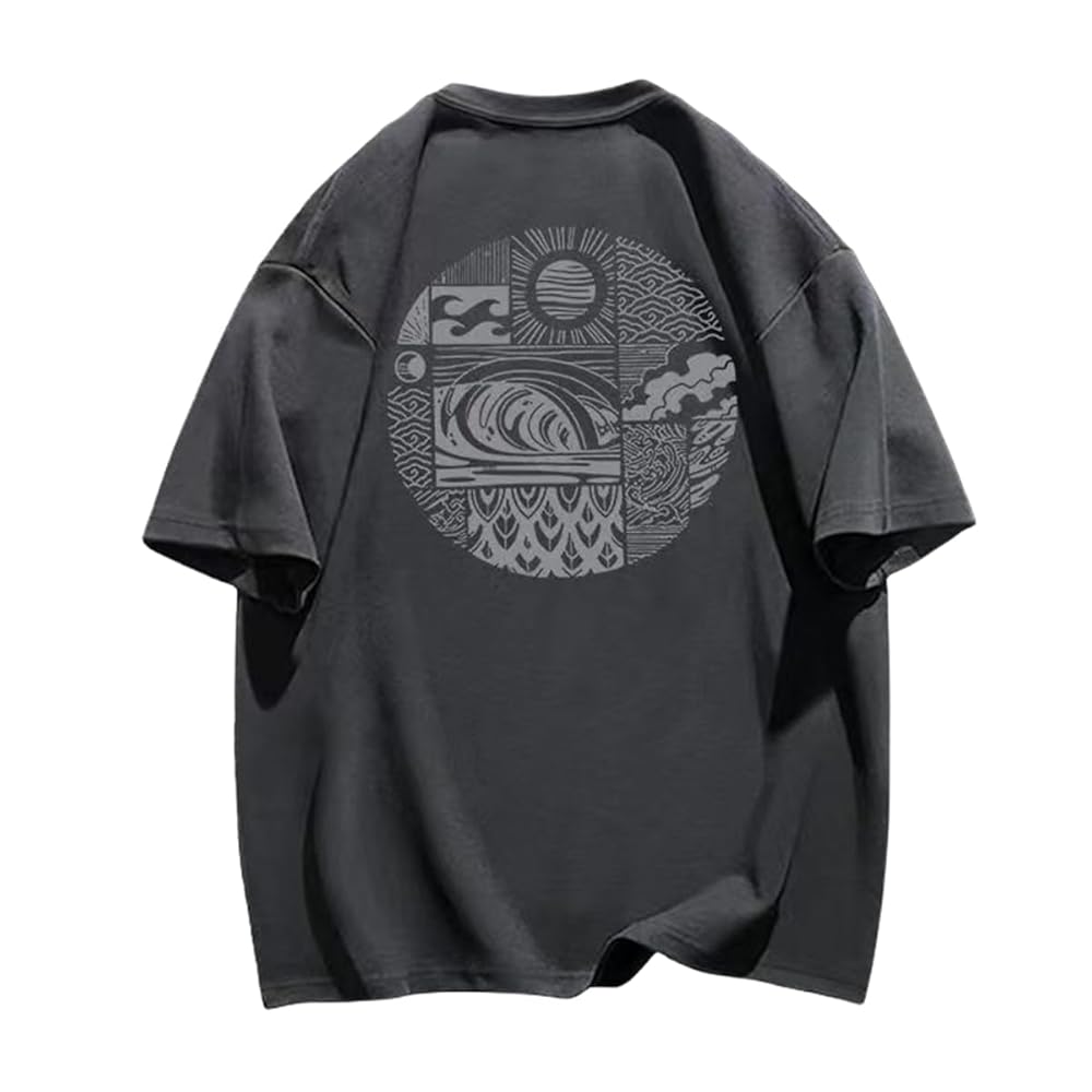 Amazon | [SXLINGDO] 3d メカ プリント グラフィックtシャツ 和